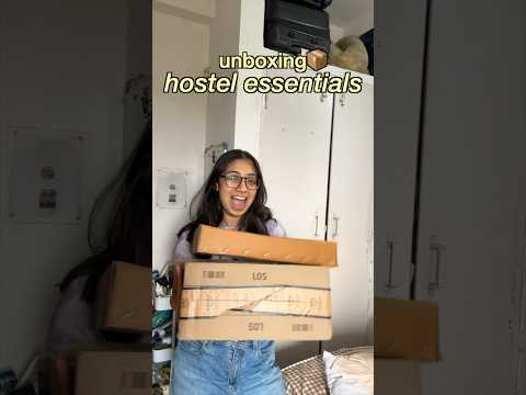 hostel essentials!😍 what i got? #trending #shorts