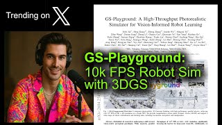 GS-Playground: 10k FPS Robot Sim with 3DGS