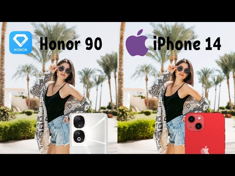 Honor 90 VS iPhone 14 Camera Test Comparison | Honor 90 5G