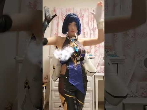 原神夜蘭コスプレで魔性の女A踊ってみた#コスプレ#cosplay#魔性の女a #踊ってみた #原神