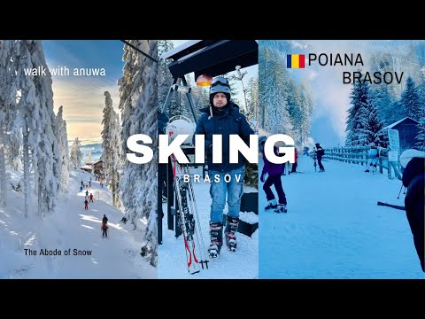 බුදු අම්මෝ....POIANA BRASOV SKIING SINHALA part 01 #sinhala #poianabrasov #fyp #2025