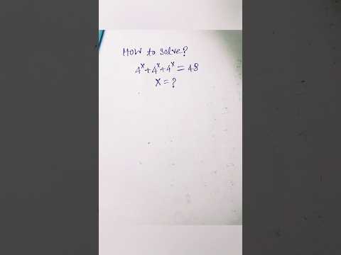 Nice Exponential Problem | Math with Bipro | #shorts #shortvideo #youtubeshorts #maths #ytshorts