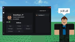 [ FE ] Kick/Ban Player Gui Script! | OP Roblox Admin Gui | Roblox Scripts (2024)