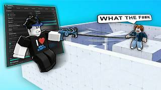 Using HACKS To TROLL With GRAPPLER In Roblox Rivals..