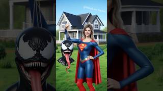When Supergirl Tries to Visit Venom’s Home #marvel #shorts