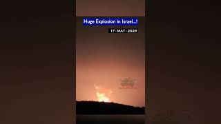 Massive Explosion Rocks Tomer Factory in Beit Shemesh - Controlled Detonation?