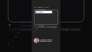 Custom Text Input Component in React