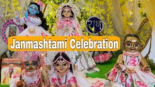 Janmashtami Celebration #krishnadevotee7 #laddugopal #radheradhe #vrindavandham 