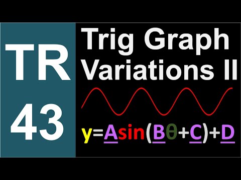 TR-43: Trig Graph Variations 2 (Trigonometry series by Dennis F. Davis)
