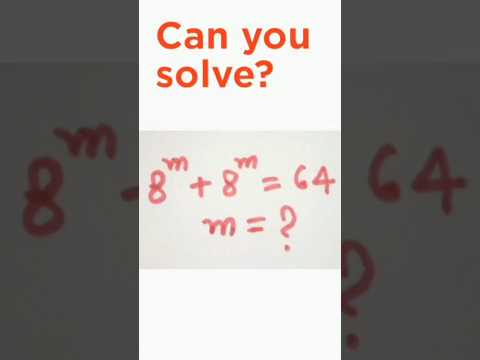 An interesting algebra problem | #shorts #trending #shortvideo #trendingshorts #mathstricks #maths