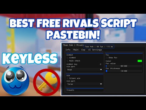 (OP) Roblox Rivals Script TBAO HUB!🔥(KEYLESS!) 🔑🚫