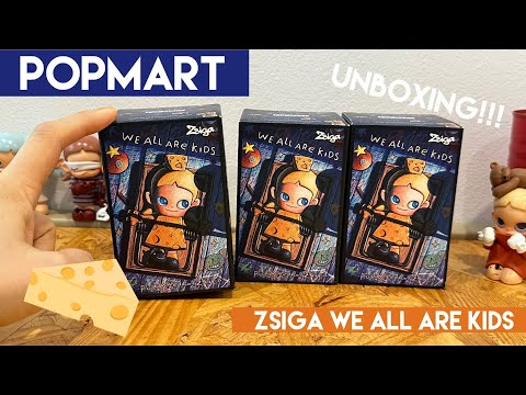 【POPMART】ZSIGA We All Are Kidsを3ピース開封🧡