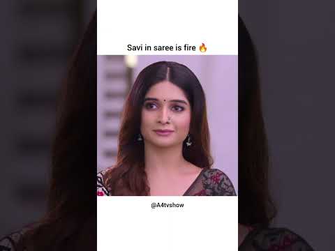 Savi in saree🔥#saraj #ghkkpm #youtubeshorts #ytshorts #shortvideo #shorts #short #trendingshorts