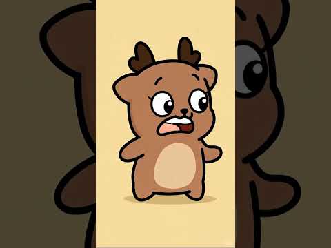 여기 봐! 🦌📦 Look here!