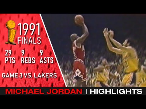 Michael Jordan Game 3 1991 Finals - Full Highlights