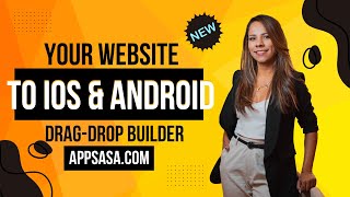 Convert Any Website to a Real App (Android + iOS) – FREE Drag & Drop Builder!