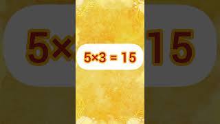 Learn table of 5 📚Easy math learning 💛#KidsLearning #Tables #MathForKids #TinyGenius #Preschool