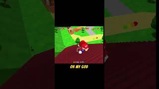 Roblox Mario Game Glitching then BONK his head!!! #robloxmario #roblox #gameglitch #mario #bonk