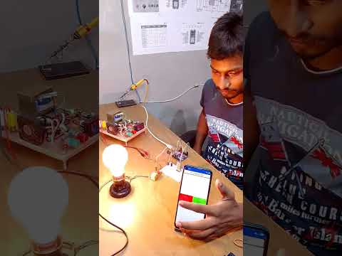Control LED using Your Android Phone 👀🧑🏻‍💻⚡| #shorts #electronic #arduino