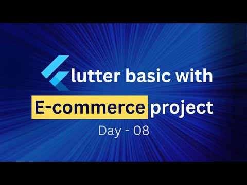 Flutter Basic with E-commerce project - Day 08 || Home Screen - 01