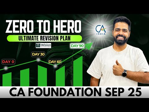 CA Foundation: From Zero to Hero: The Ultimate Revision guide - CA Foundation by iWision