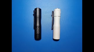NLightD E1 - Flashlight review (LED) - SFT25R & Nichia 219B  - AA/14500