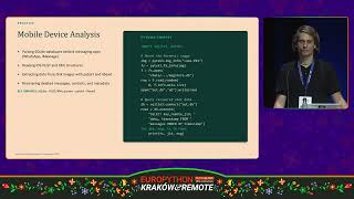 Python in the Service of Justice: Modern Analysis Tools in Forensics - Aleksander, Amelia Bartosiak