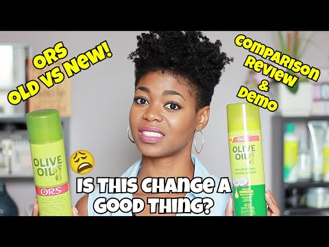 NEW! ORS Nourishing Sheen Spray w/Coconut Oil (Old vs. New Formula) - NaturalMe4C - 4C Hair