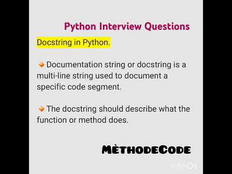 docstring in Python.#python #pythonforbeginners #pythonintro #pythonprogramming #coder #pycoders