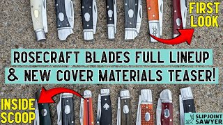 RoseCraft Blades Full Traditional Lineup & New Cover Materials Revealed\Teaser @RoseCraftBlades