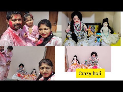 Kriyansh aur shreeji ki masti wali holi.happy Holi
