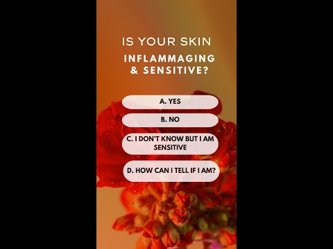 Is your skin inflammaging and sensitive? #skincare