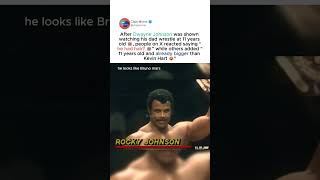 Dwayne Johnson’s “childhood wrestling inspiration moment” is breaking the internet 😭🔥 #TheRock