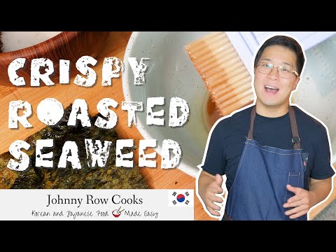 Crispy Roasted Seaweed (Gim Gui) Snack 💥 | Johnny Row Cooks