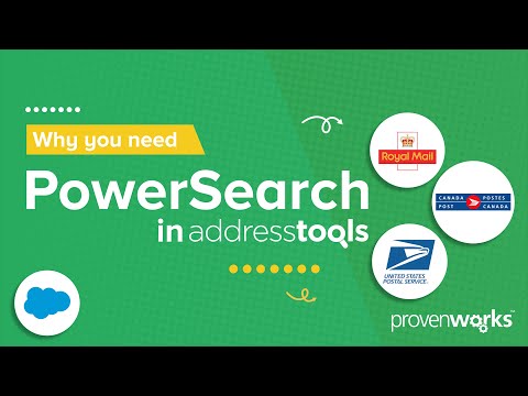 How to Verify Addresses in Salesforce | AddressTools PowerSearch