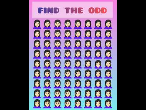 find the odd emoji 🙎🏻‍♀️in 5 seconds🔥#findtheodd#challenge#shorts
