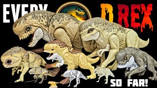 EVERY Jurassic World Rebirth DISTORTUS REX figure released so far! D rex!!!