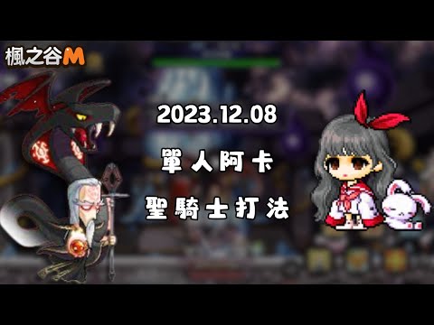 【楓之谷M】單人 阿卡伊農 聖騎士視角　#楓之谷M　＃MapleStoryM