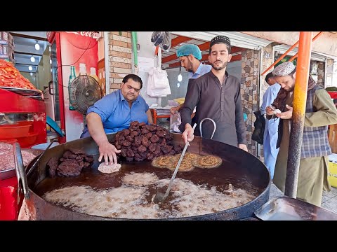 Adam Khan Special Chapli Kabab Recipe | Afghanistan street food