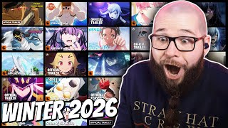 I Watched ALL ANIME TRAILERS For Winter 2026