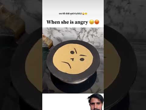 When my wife is angry😆🥰|| #status #funny  #status #video #cute #shorts