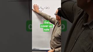 The cover up rule #maths #mathstips #basicmaths #math #mathstipsandtricks #mathshacks