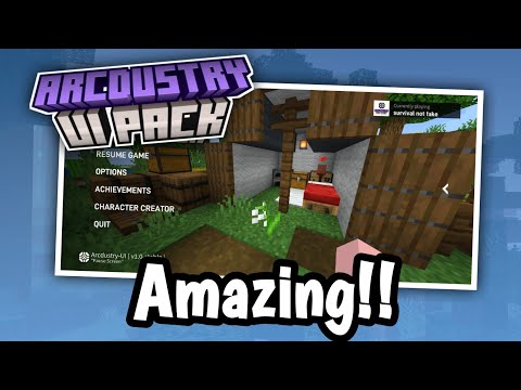 ArcUI | Best UI For Minecraft Pocket Edition (1.19+) MCPE