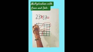 Multiplication with Lines and Dots #easy method