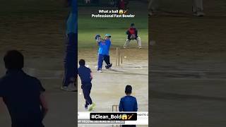Fast Bowling 🔥( Clean Bold )😱🏏#fastbowling #cleanbold #fastbowlingfitness #skills #shorts #ytshorts