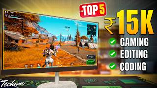 Stop Buying Bad Monitors: Top 5 Best Monitor Under 15000🔥Gaming, Editing, Productivity