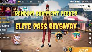 Elite pass giveaway  in subscribers account 500 like aim