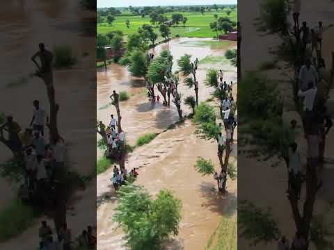 Unexpected Flood in the Village#poorpeople #stuckedpeoples #youtubeshorts #ytshorts #plz_subscribe