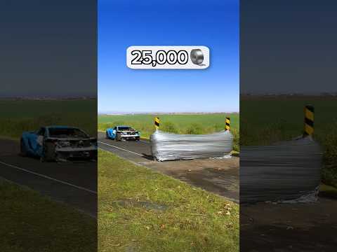 25001 TAPE 🚘🚘🚘 BLAST  😱😱😱 #shortsvideo  #viralshorts #car #mrbeast #tape #blast #lamborghini