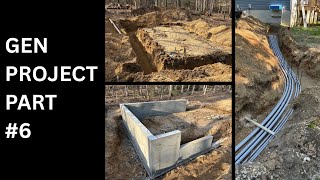 Generator Project Part #6 (Concrete and PVC)